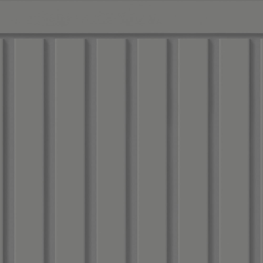 [Sample] Peelable wallpaper, sticker type Room No.0 Lower wall sheet Slat wall TRN-LWS07 Charcoal gray