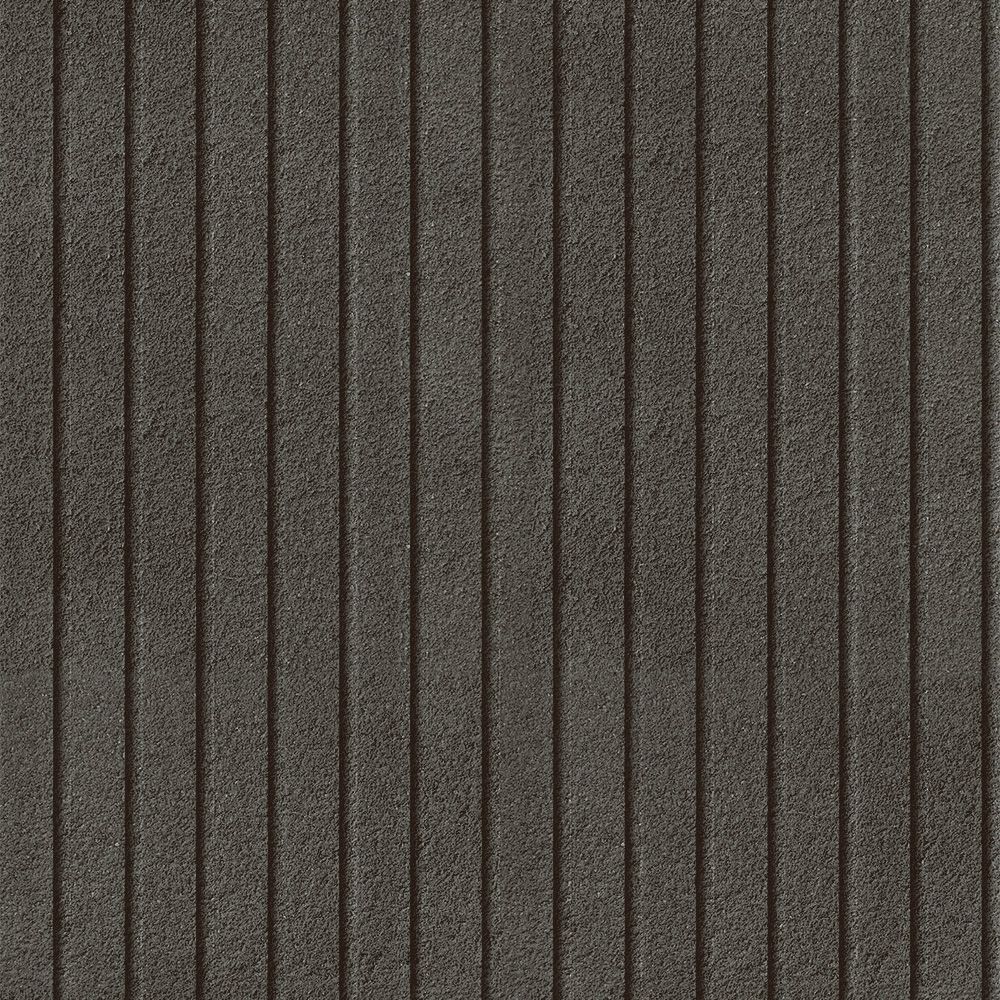 Peelable Wallpaper Sticker Type Room No.0 Ribbed Concrete (49cm x 2.5m Size) TRN-RC02 Dark Gray