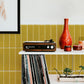 Wallpaper that can be applied like masking tape EASY WALL TAPE Easy Wall Tape Retrotore Building Tile (23cm x 6m size) ERT08 Olive