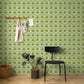 "Easy Wall Tape" - Wallpaper that sticks like washi tape Retrotore Re-Vintage Wallpaper (23cm x 6m size) ERT14 Peppermint