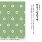 Peelable wallpaper, no Retrotore , Retro Toretile, Retro Pop (49cm x 2.5m size) NRT-HM06 Hexa Mosaic / Green Flora