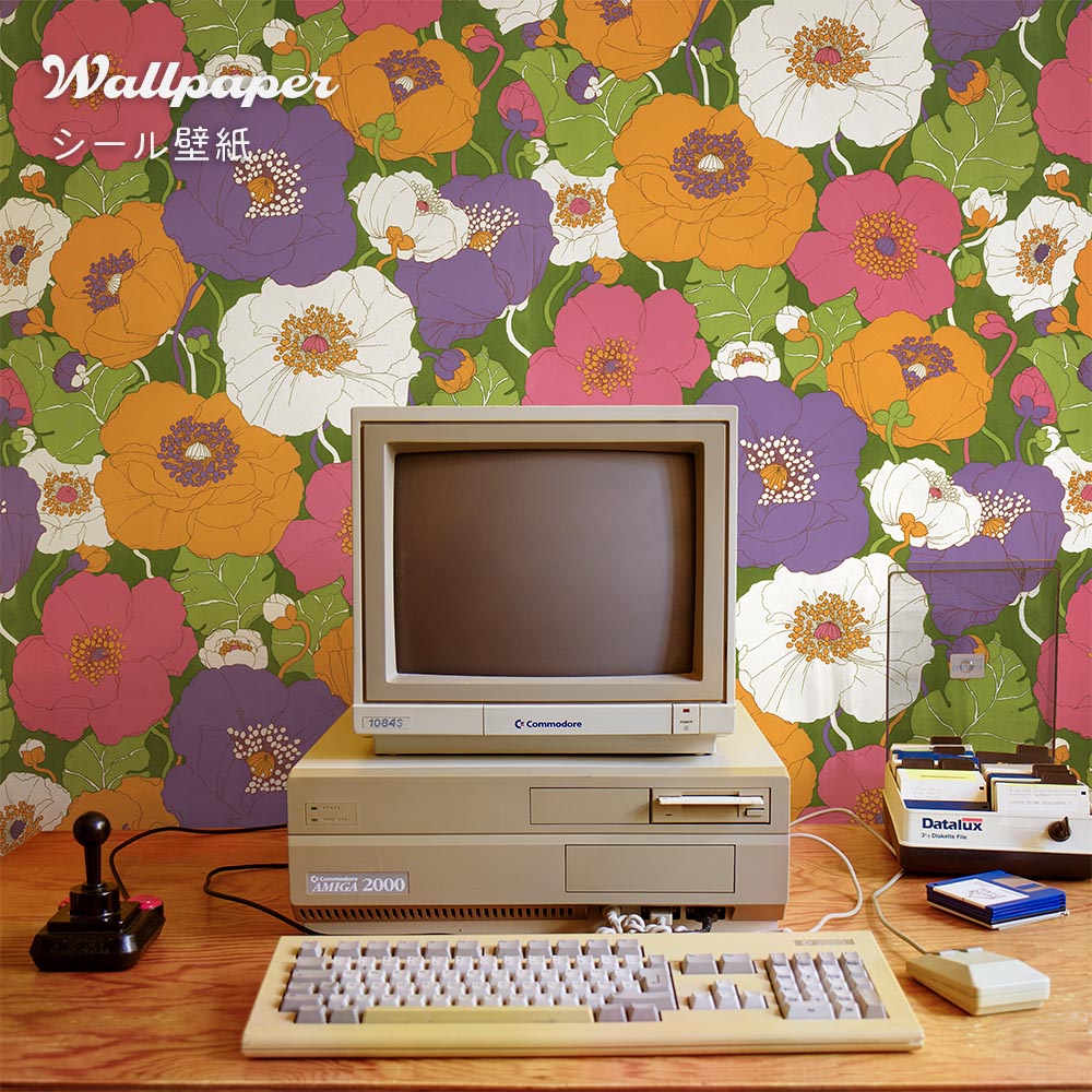Peelable wallpaper sticker type Retrotore wallpaper (49cm x 2.5m size) TRT-RV04 Daydream