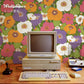 Peelable wallpaper sticker type Retrotore wallpaper (49cm x 2.5m size) TRT-RV04 Daydream