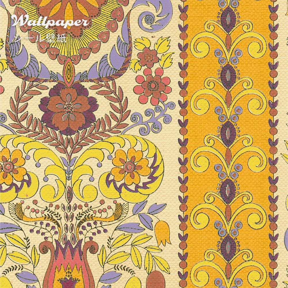 [Sample] Peelable wallpaper sticker type Retrotore Revival Wallpaper TRT-RV07 Shangri-La