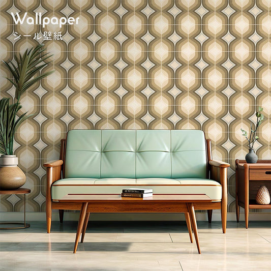 Peelable wallpaper sticker type Retrotore Re Vintage Wallpaper (49cm x 3m size) TRT-VW22 Da Capo