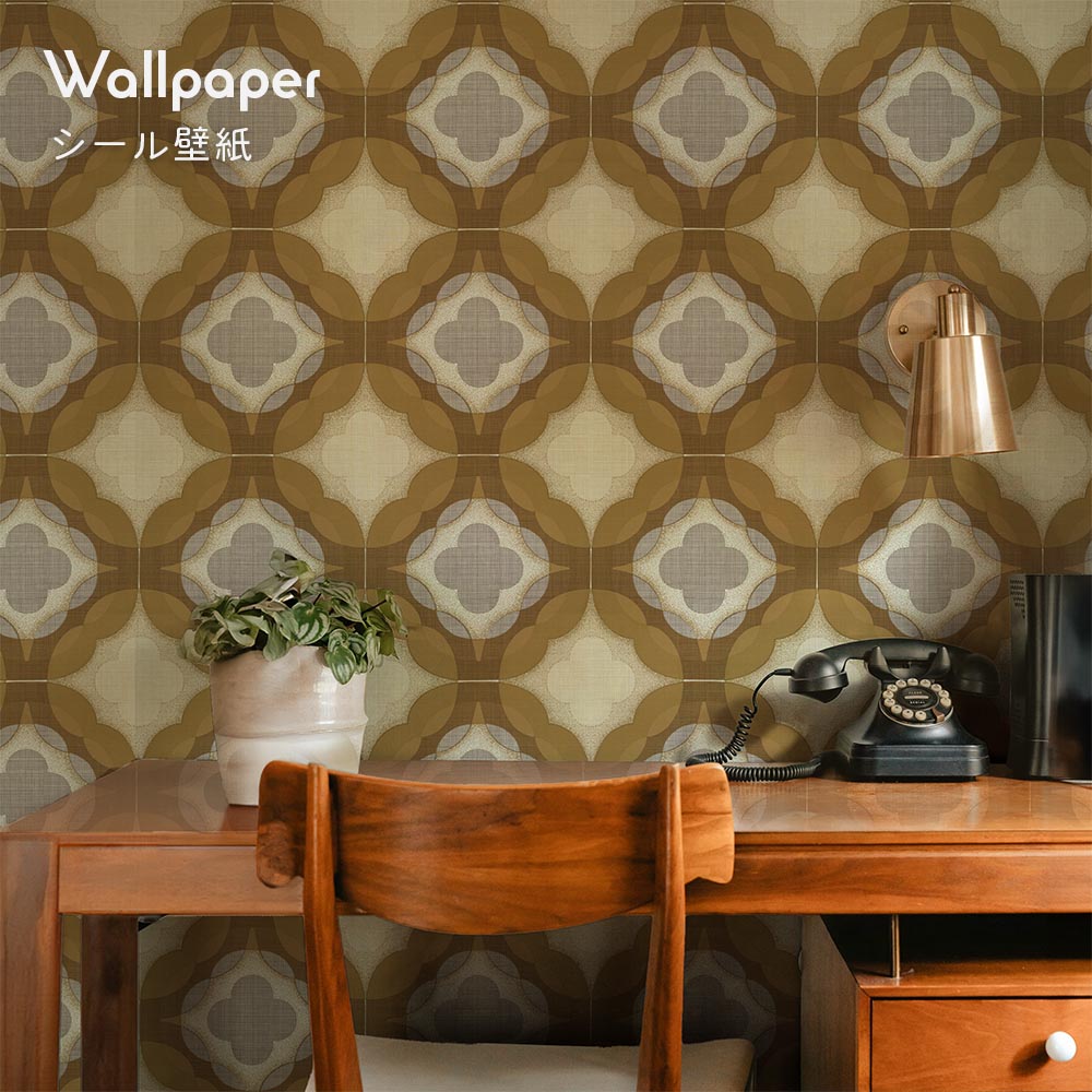 Peelable wallpaper sticker type Retrotore Re Vintage Wallpaper (49cm x 3m size) TRT-VW24 Monami