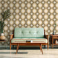 Peelable wallpaper, no-adhesive type Retrotore Re Vintage Wallpaper (49cm x 3m size) NRT-VW22 Da Capo