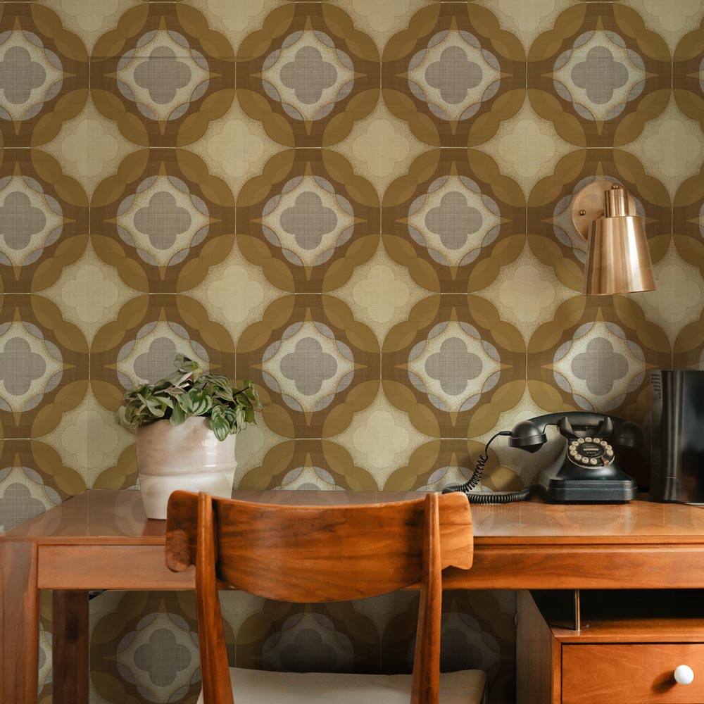 Peelable wallpaper, no-adhesive type Retrotore Re Vintage Wall Paper (49cm x 2.5m size) NRT-VW24 Monami