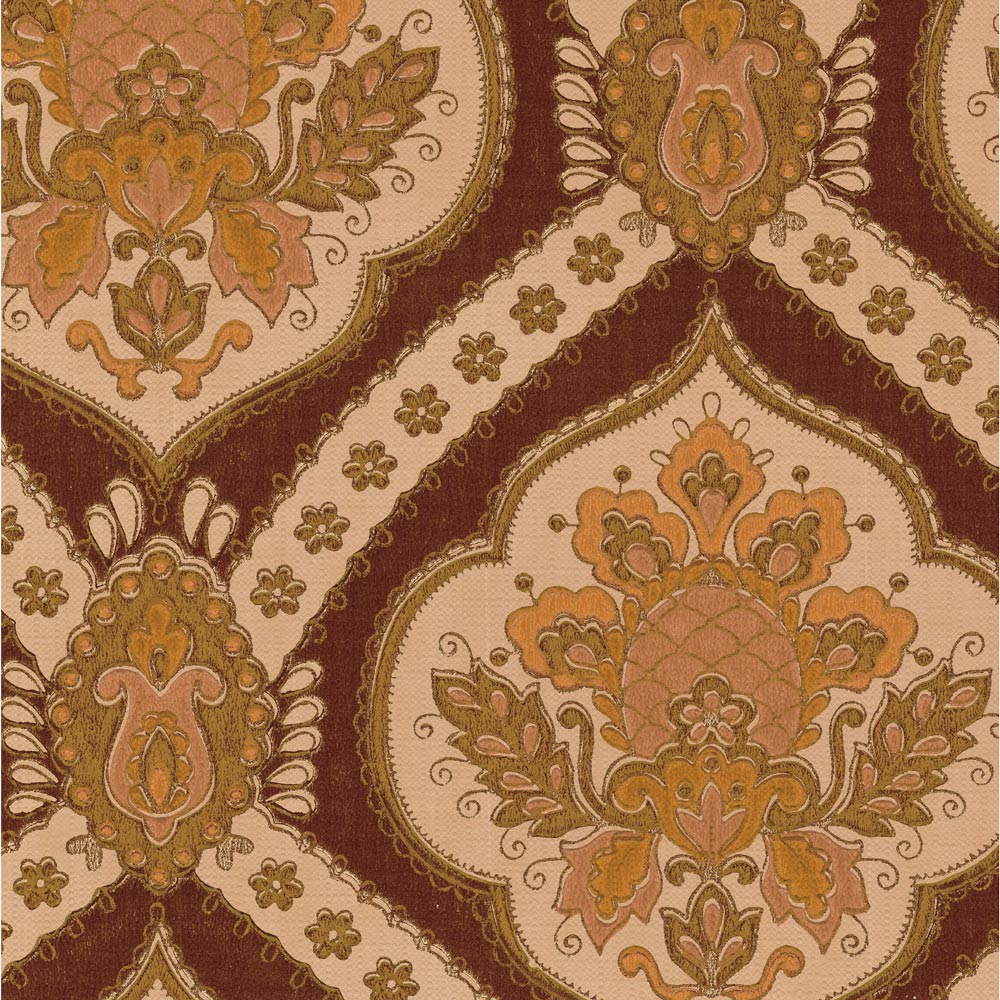 [Sample] Peelable wallpaper, no adhesive Retrotore Re Vintage Wallpaper NRT-VW26 Vienna