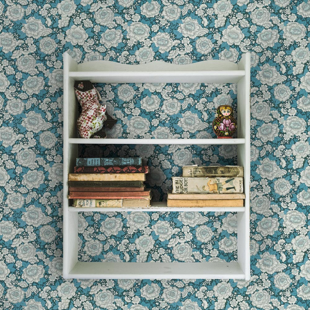 Peelable wallpaper, no-adhesive type Retrotore Re Vintage Wallpaper (49cm x 3m size) NRT-VW27 Eden