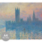 [Sample] Peelable Mural Wallpaper - No Glue - Monet - London Houses of Parliament