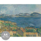 [Sample] Removable mural wallpaper without glue Cezanne Bay of Marseille seen from L'Estaque