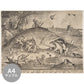 [Sample] Removable mural wallpaper without glue Pieter Brueghel (father) Big fish eat small fish