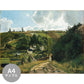 [Sample] Removable mural wallpaper without glue Camille Pissarro Jaret Hill Pontoise