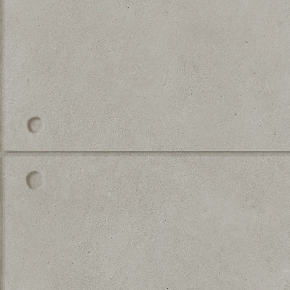 Peelable Wallpaper Sticker Type SLOW TiME Natural Modern Concrete (49cm x 2.5m Size) TST-MC02 Gray