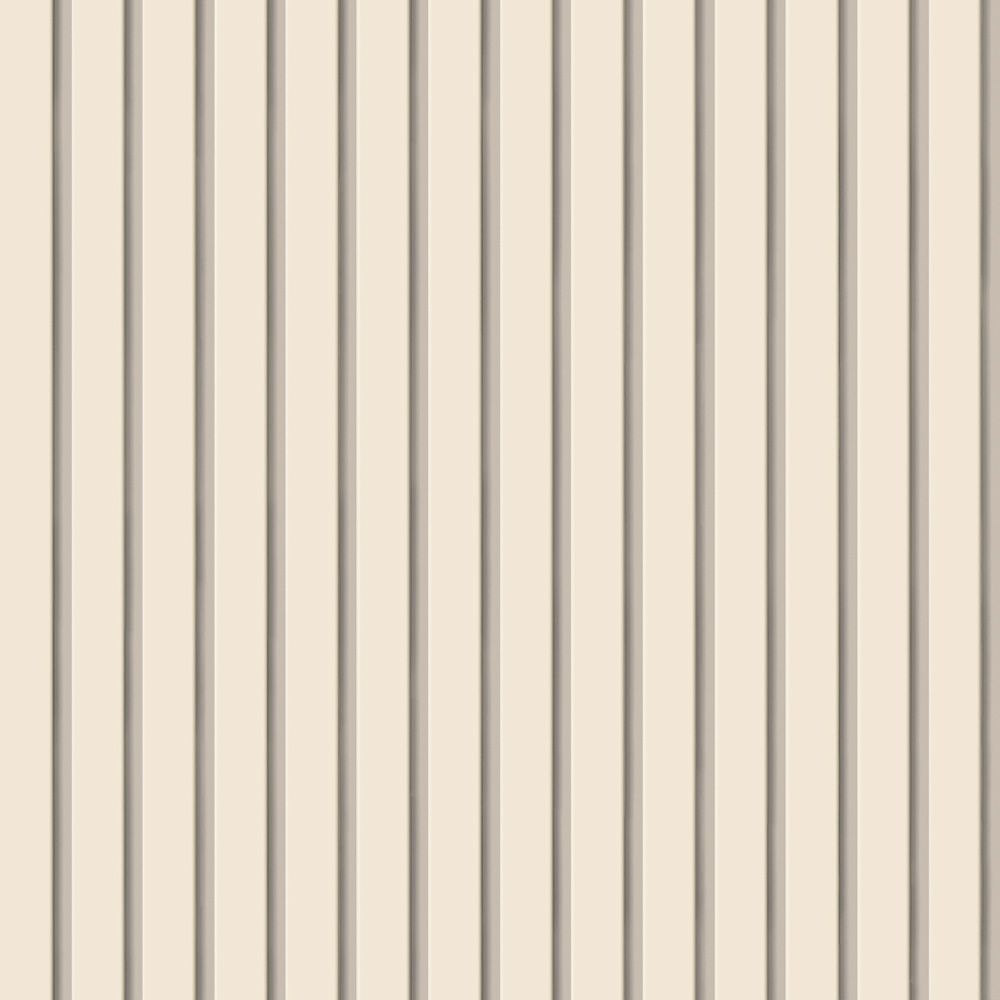 Peelable wallpaper, sticker type, SLOW TiME slat wall, nuance color (49cm x 3m size) TST-SNC02, cream beige