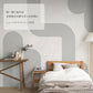 Peelable Mural Wallpaper - No-Glue SLOW TiME Texture Art NST-TA02 Ash Cherry White Base