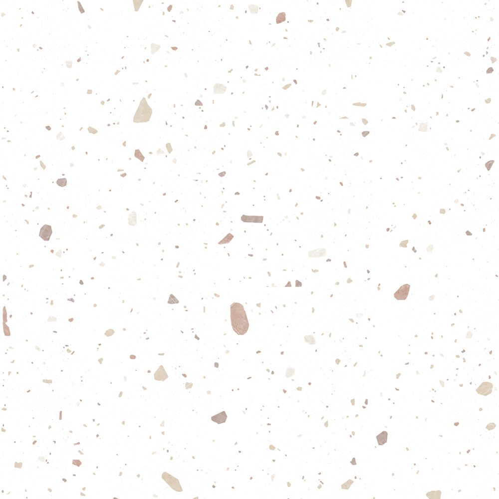 Peelable wallpaper, no adhesive, SLOW TiME terrazzo (49cm x 3m size) NST-TZ01, beige