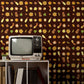 Peelable wallpaper, glue-free wallpaper, WALLTZ Yusuke Iwatani Tempura, brown, NWZ-TPBR (49cm x 3m size)