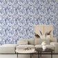 [Sample] Removable Wallpaper Sticker Type WALLTZ Murayama Tomoaki Tropical Rainforest Blue TWZ-TFBL