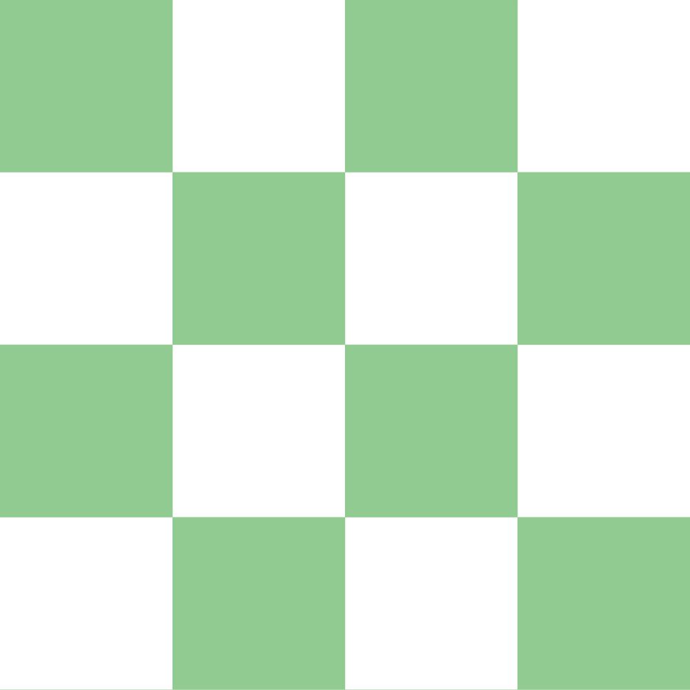 Peelable wallpaper sticker type What's poppin? Checker L (49cm x 2.5m size) Green