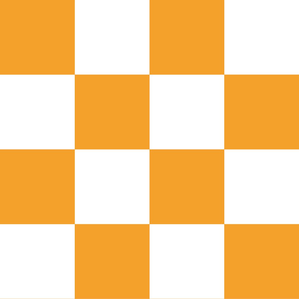 Peelable wallpaper, no adhesive, What's poppin? Checker, L (49cm x 2.5m size), orange