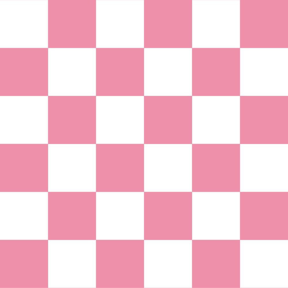 Peelable wallpaper, no adhesive, What's poppin? Checker, M (49cm x 2.5m size), pink