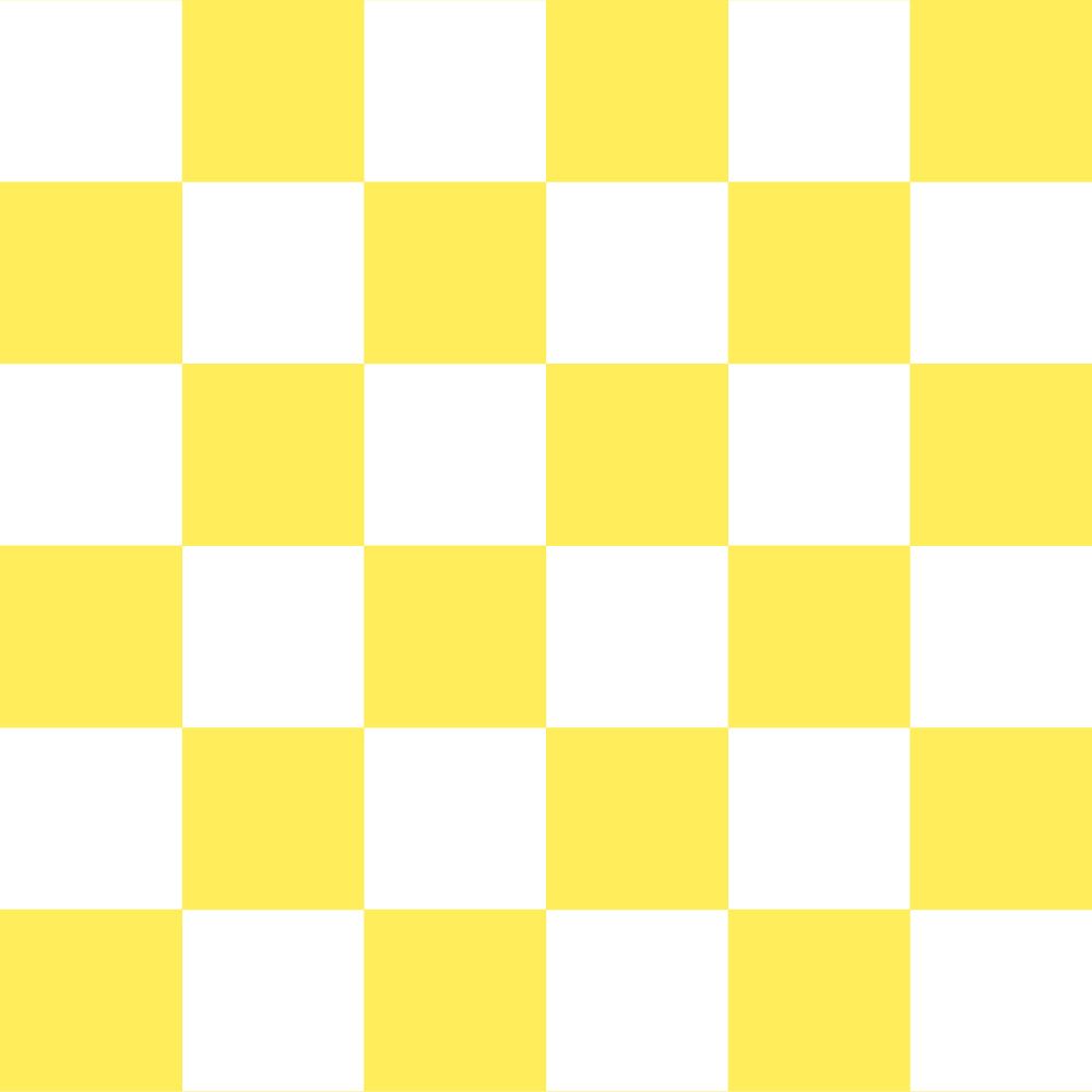 Peelable wallpaper, no adhesive, What's poppin? Checker, M (49cm x 2.5m size), yellow