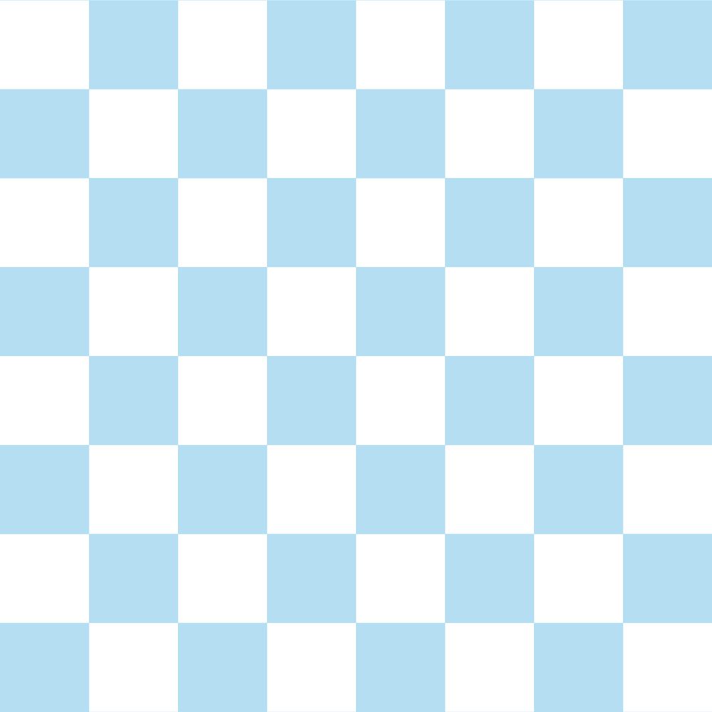 Peelable wallpaper, no adhesive, What's poppin? Checker, S (49cm x 3m size), light blue