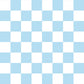 Peelable wallpaper, no adhesive, What's poppin? Checker, S (49cm x 3m size), light blue