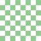 Peelable wallpaper, no adhesive, What's poppin? Checker, S (49cm x 3m size), green