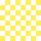 Peelable wallpaper, no adhesive What's poppin? Checker, S (49cm x 3m size), Yellow