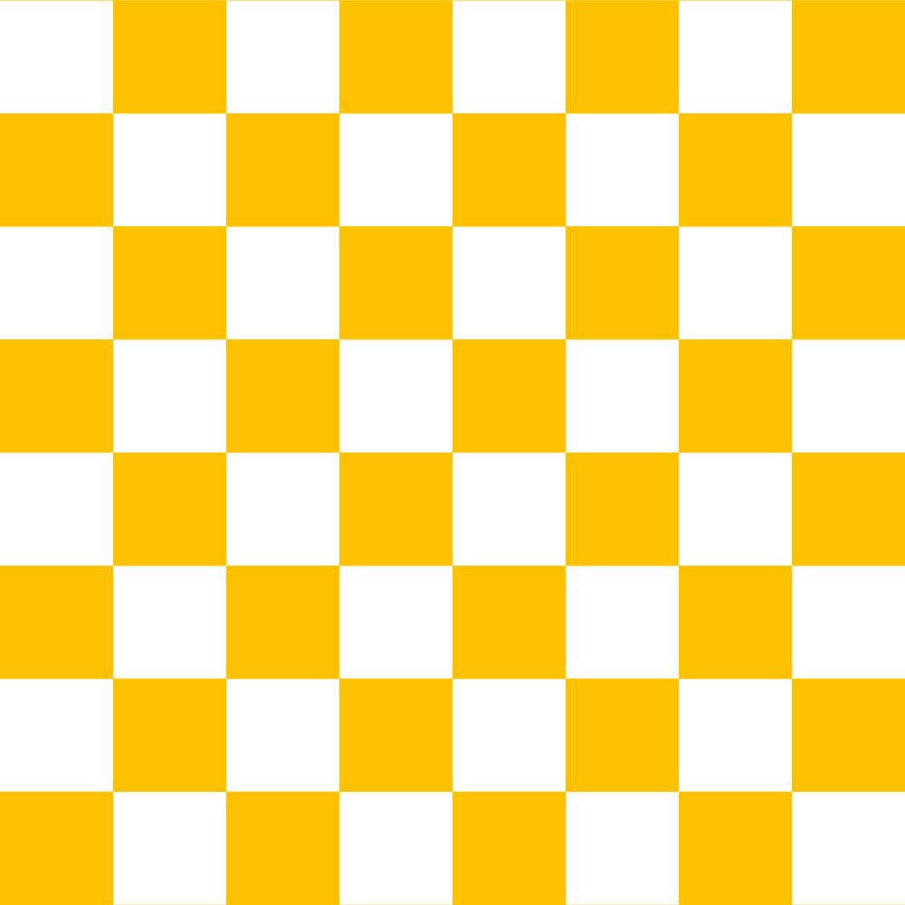 Peelable wallpaper, no adhesive, What's poppin? Checker, S (49cm x 3m size), Chrome Yellow