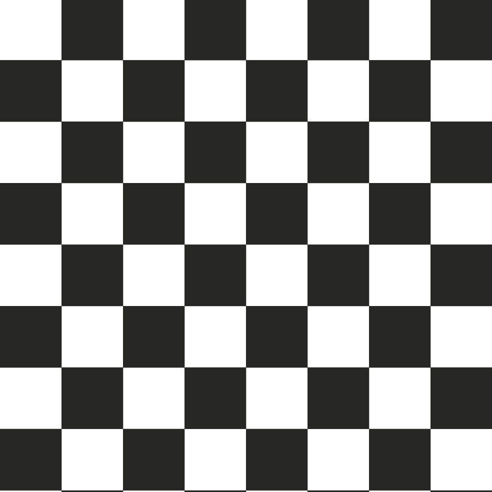 Peelable wallpaper, no adhesive, What's poppin? Checker, S (49cm x 2.5m size), black