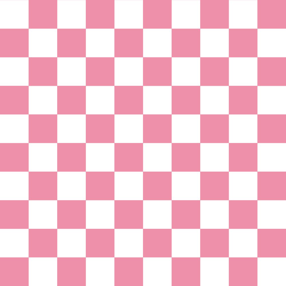 Peelable wallpaper, no adhesive What's poppin? Checker XS (49cm x 2.5m size) Pink