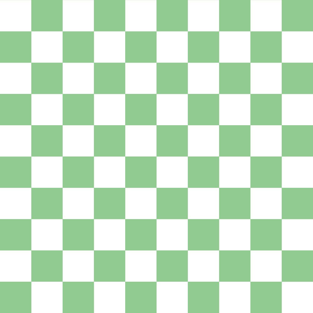 Peelable wallpaper, no adhesive What's poppin? Checker XS (49cm x 2.5m size) Green