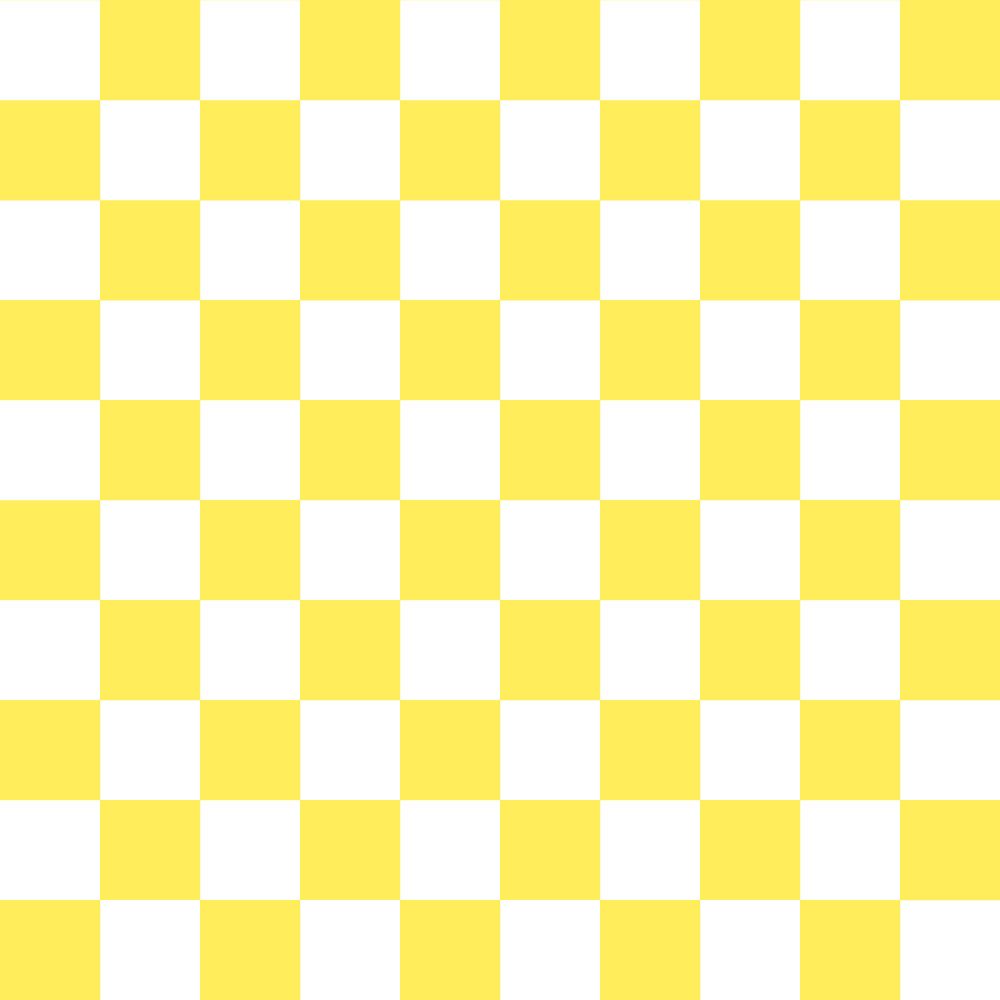 Peelable wallpaper, no adhesive What's poppin? Checker XS (49cm x 3m size) Yellow