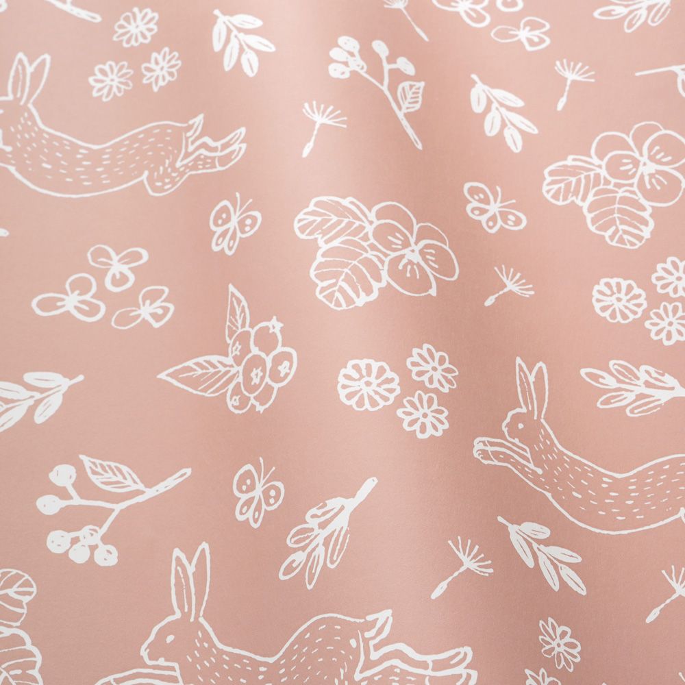 Peelable wallpaper, no-paste wallpaper WALLTZ Midori Asano rabbit garden NWZ-RBGD (49cm x 2.7m size)