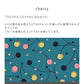 [Sample] Peelable wallpaper, no-paste wallpaper WALLTZ Day Starter cherry Blue NWZ-CHBL