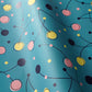 Peelable wallpaper, no-paste wallpaper WALLTZ Day Starter cherry Blue NWZ-CHBL (49cm x 3m size)