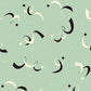 Peelable wallpaper, no-paste wallpaper, WALLTZ Day Starter rhythmical Mint Green NWZ-RCMG (49cm x 3.3m size)