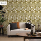 Peelable wallpaper, no-paste wallpaper WALLTZ Junko Hashi 2% Gold NWZ-2PGD (49cm x 3m size)