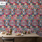 Peelable wallpaper, no-glue wallpaper, WALLTZ Junko Hashi 2% Mix NWZ-2PMX (49cm x 2.5m size)