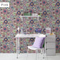 Peelable wallpaper, no-paste wallpaper, WALLTZ Junko Hashi Sai-Bow [Dynamic] Pink NWZ-SDPK (49cm x 2.5m size)