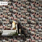 Peelable wallpaper, no-paste wallpaper, WALLTZ Kayo Horaguchi GOOD FRIENDS Black NWZ-GFBK (49cm x 2.5m size)