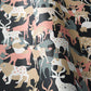Peelable wallpaper, no-paste wallpaper, WALLTZ Kayo Horaguchi GOOD FRIENDS Black NWZ-GFBK (49cm x 3.3m size)