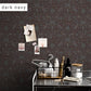 [Sample] Peelable wallpaper, no-paste wallpaper WALLTZ Teppei Higashi over botanical dark navy NWZ-OBDN