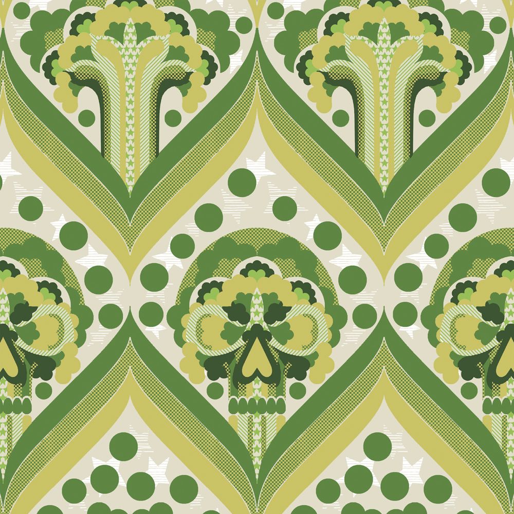 Peelable wallpaper, no-paste wallpaper, WALLTZ Teppei Higashi UUAA Green NWZ-UAGR (49cm x 3.3m size)