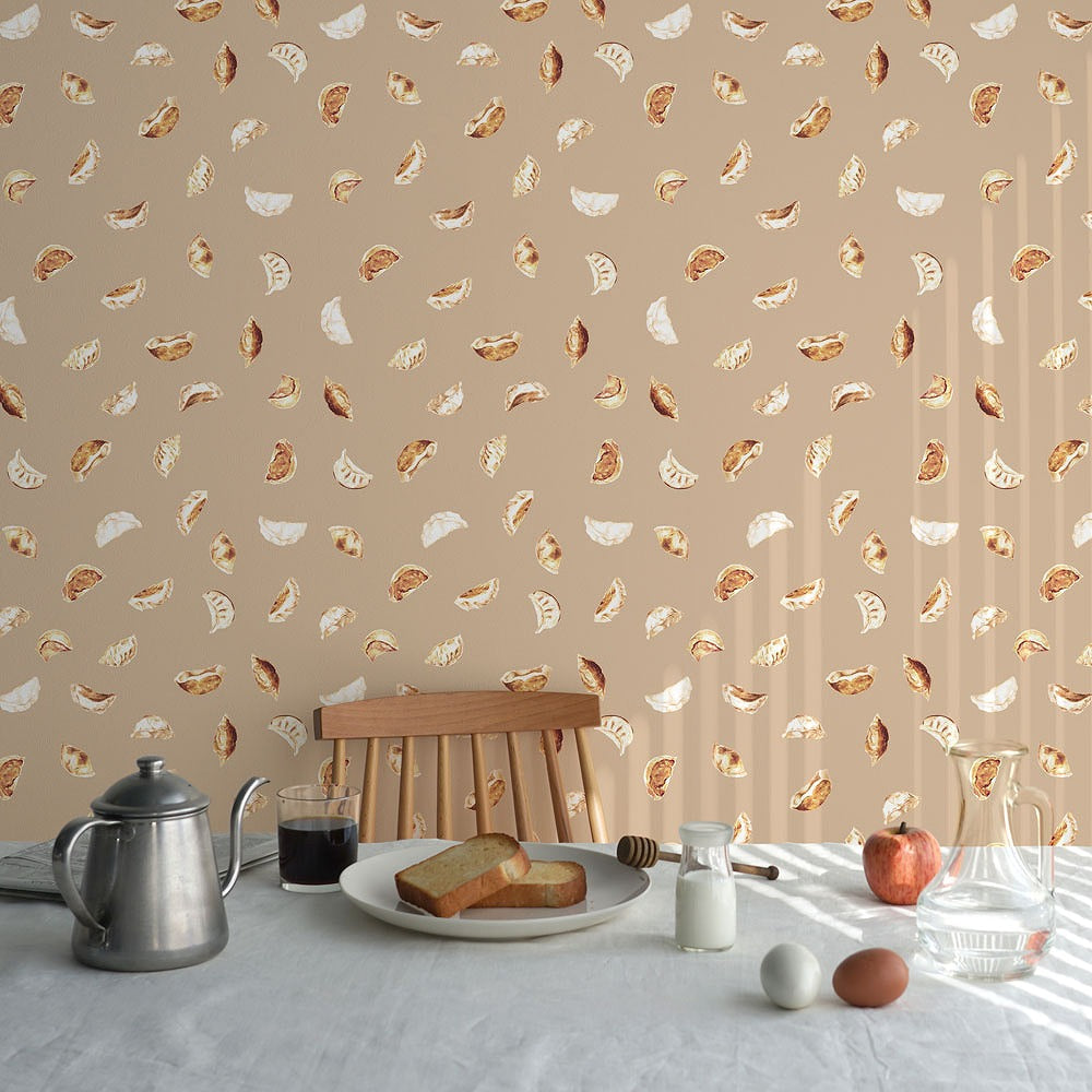 [Sample] Peelable wallpaper, no-paste wallpaper WALLTZ Yusuke Iwatani Gyoza NWZ-GYZA
