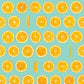 Peelable wallpaper, no-paste wallpaper, WALLTZ Yusuke Iwatani Orangette Blue NWZ-OJBL (49cm x 2.5m size)